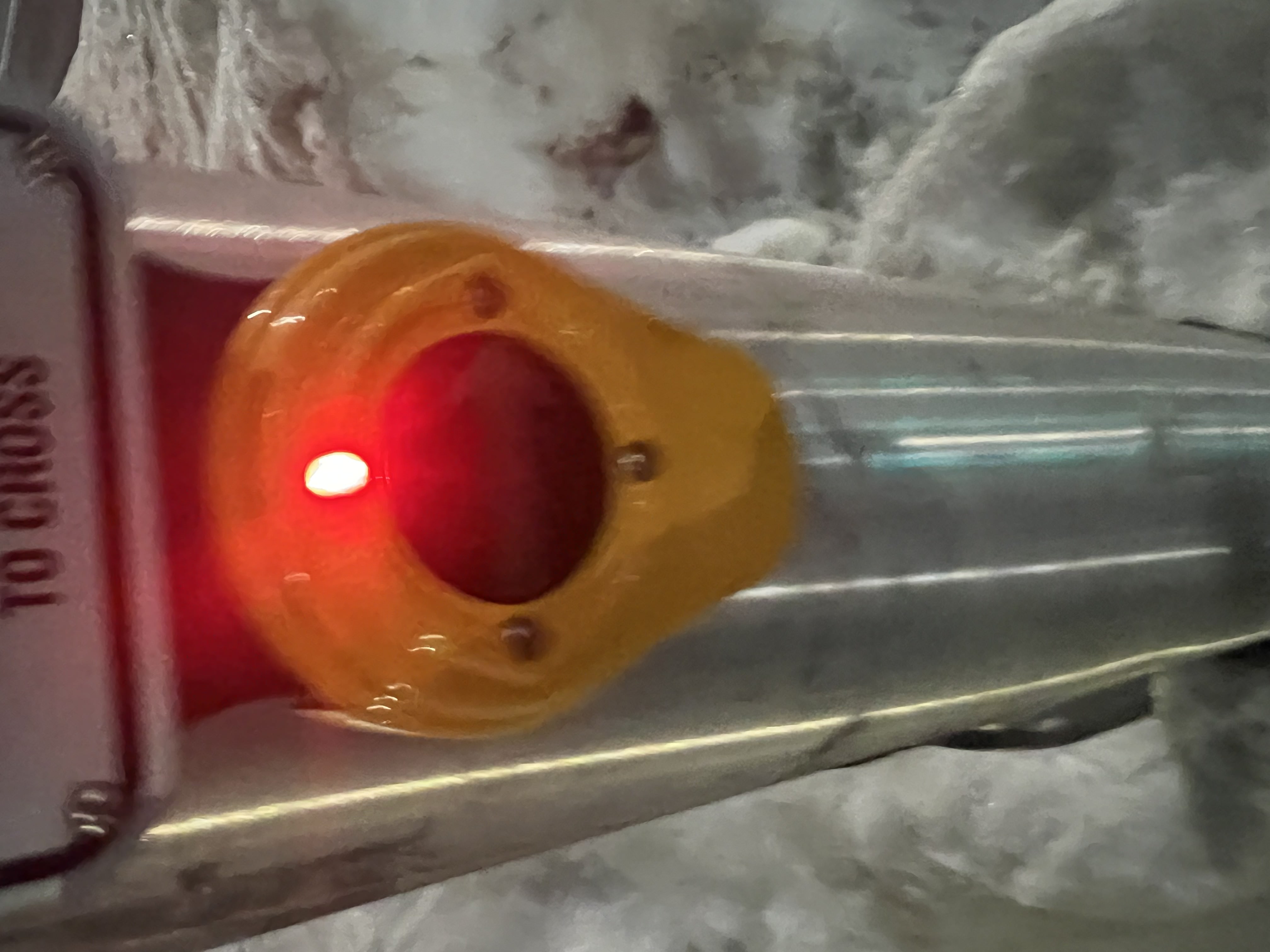 Sensor for crossing traffic light